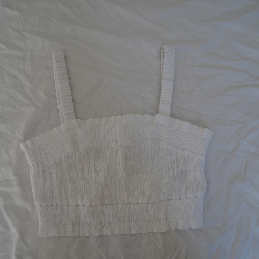 White H&M top
